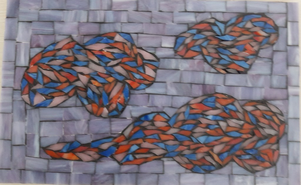 Turuncu Bulutlar mozaik&nbsp;derzi