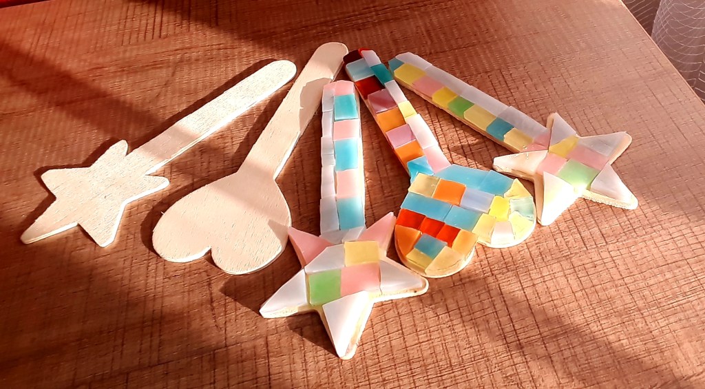 Mozaik kitap ayracı yapımı / Mozaik&nbsp;sanatı