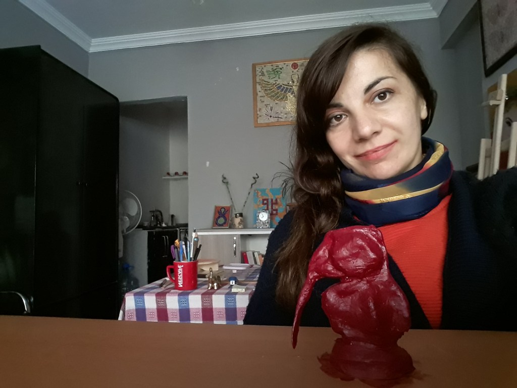 Seramik figür boyama