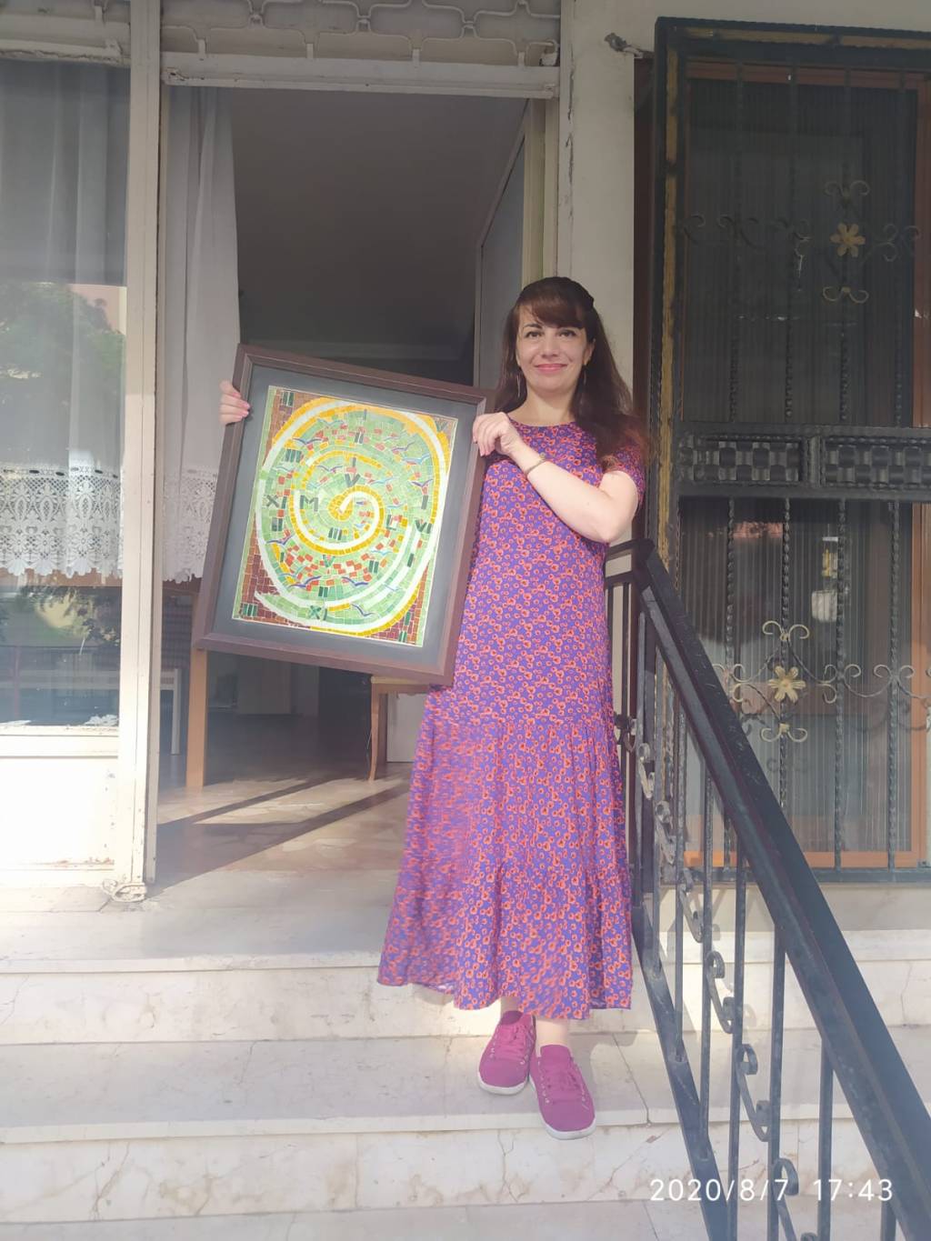 Derz yapmayı öğreniyoruz / Mozaik kursu / Atölyede ders&nbsp;saati