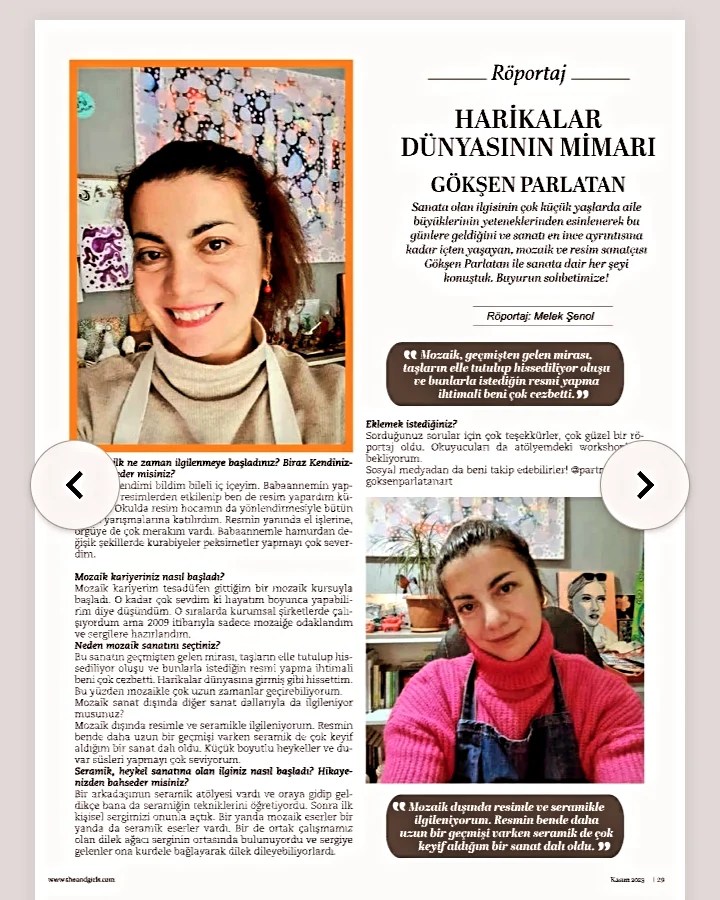 She&Girls Dergisi Röportajım