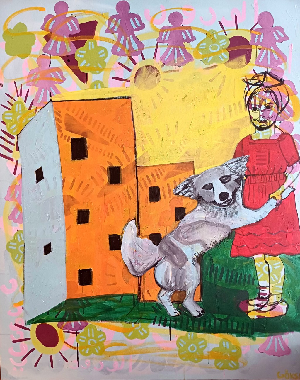 Can Dostlar / Close Friends 2024 #contemporaryart #painting #resim&nbsp;#çağdaşsanat