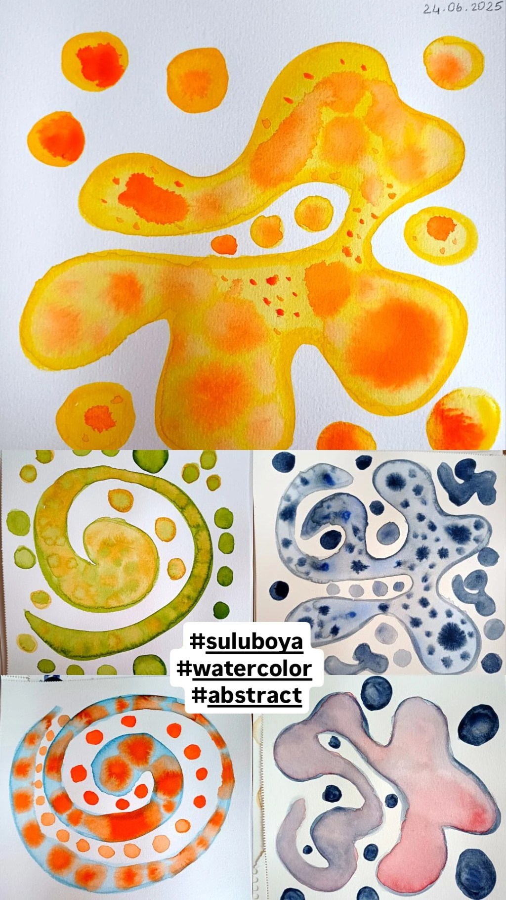 Soyut Suluboya / Abstract&nbsp;Watercolor