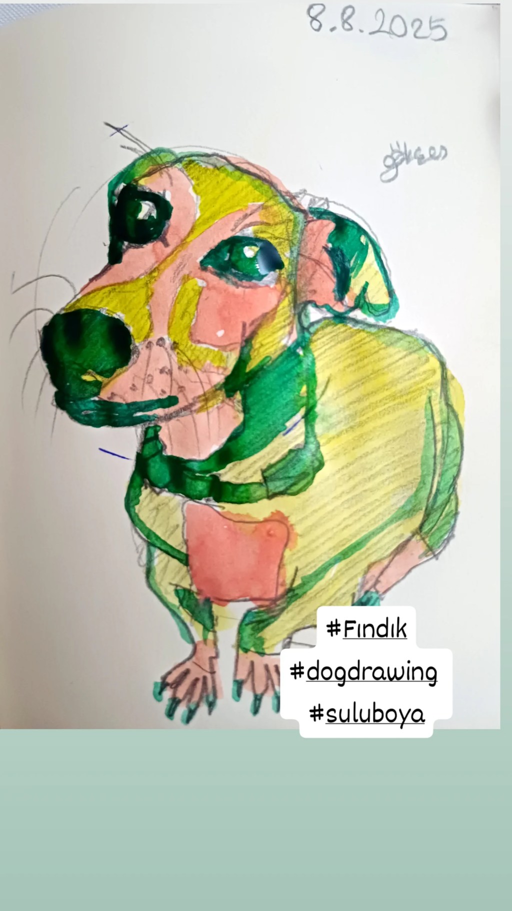 Köpek çizimi Dog&nbsp;drawing