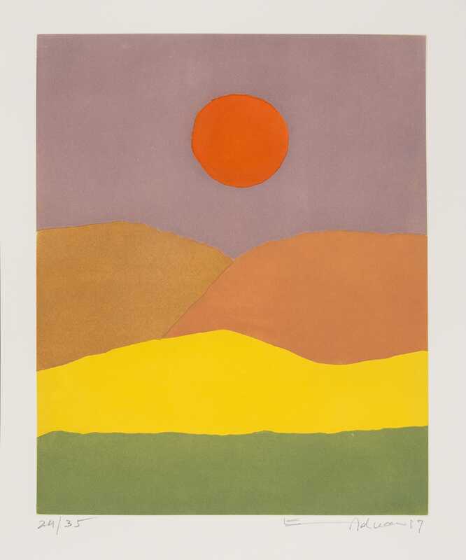 Etel Adnan: Rengin, Düşüncenin ve İç Manzaranın&nbsp;Sanatçısı